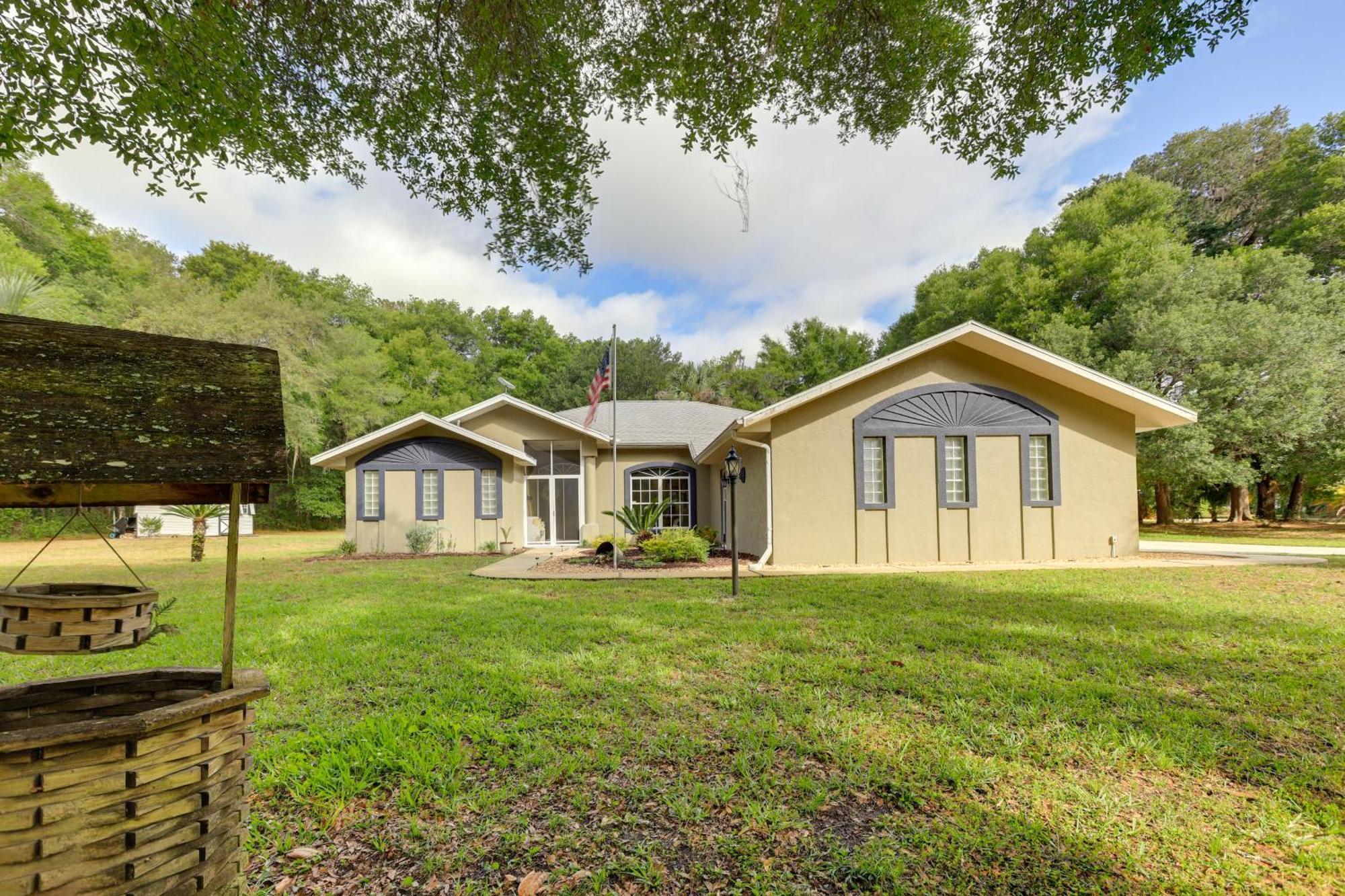 8 Mi To Rainbow Springs Dunnellon Area Home! Eksteriør billede
